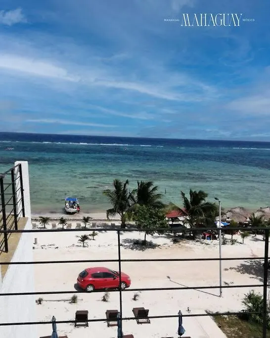 Mahaguay - Hermoso Departamento Frente Al Mar En Mahahual